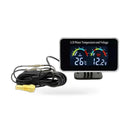 2-in-1 Car Digital LCD Water Temperature Meter & Voltmeter Gauge Suitable For 12V / 24V Vehicles