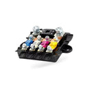 BX2054 fuse box+fuse pads (5 pieces: 300A, 150A, 80A, 100A, 60A), BX2054 fuse box five way one in and four out fuse holder box modified RV power protection collector - BD2