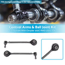 Pair Front Lower Control Arms & Ball Joints Suitable For Chrysler 300C 2005-On