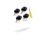 4x Ignition Coil Connector Repair Kit 4Way Female Suitable?for Audi VW 4B0973724