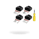 4x Ignition Coil Connector Repair Kit 4Way Female Suitable?for Audi VW 4B0973724