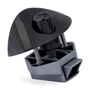 2xZinc Alloy Half Moon Handle Push Lock Latch Knob Camper RV Kitchen Cabin Black - ZT2