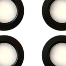 12V Spot Lights Dimmable Caravan Boat Black Downlight Warm White AU New - XQ1