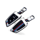 Key Fob Cover Case, Keychain, Metal Shell Cover Compatible for BMW 2 5 6 7 X1 X2 X3 X5 X6 Series - BD1