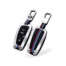 Key Fob Cover Case, Keychain, Metal Shell Cover Compatible for BMW 2 5 6 7 X1 X2 X3 X5 X6 Series - BD2