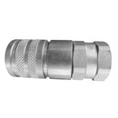 Hydraulic Female Flat Faced Coupler Suitable For Bobcat 7246790 1/2in Body 3/4in Sae Thread