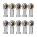 10x Zinc 6mm Female Spherical Plain Rose Joint Bearing Threaded Liner Rod End