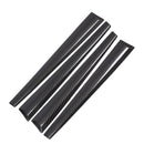 4X Carbon ABS Interior Door Panel Cover Trim Suitable For Toyota Hilux 2015-2021