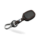 Eco Leather Key Fob Cover Suitable for Honda Fit Accord 2+1 Button Protection