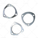 Universal Exhaust Flange Plate Set Stainless Steel 76mm - 3 inch  111mm 9mm