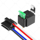6PCS 12V Relay 4 PIN Automotive 30AMP 30A Normally Open Contact Fused + 30A Fuse