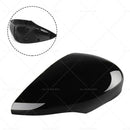 Left&Right Side Wing Mirror Cover Cap Gloss Black Suitable For Ford Fiesta MK7 2008-2017