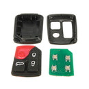 4 Button 433MHz Complete Remote Key Suitable for Ford Territory SX XR6 XR8 Falcon BA BF