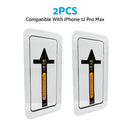 2x Tempered Glass Screen Protector Suitable For iPhone 12 Pro Max