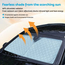 6x Car Sunshade Window Sun Shade Windscreen Visor Suitable For Ford Ranger 15-24