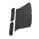 3x Trunk & Frunk Mat TPR Black Suitable For Tesla Model Y 2021-2024