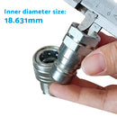 2pairs 1/2 inch  BSP Male Female Hydraulic Poppet Quick Release Couplings Set Tractor