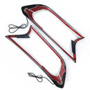 2x White Led Headlight Covers Suitable For Ford Ranger Wildtrak 2015-2020