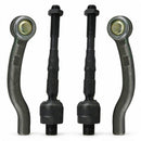 Inner Outer Tie Rod End Set 4 Pieces Suitable for Nissan Pathfinder R51 Navara - ZT2