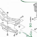 Front Lower Left Right Control Arms Suitable for Subaru Outback BP BL 2003-2009 - XQ1