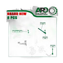 Inner Outer Tie Rod End Sway Bar Link Kit Suitable for Volkswagen Crafter 2F 2E - ZT3