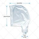 2Pcs Zipper Bag Suitable for Polaris 280 480 Pool Cleaner Suction Machine Kit