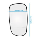 Mirror Glass with Heated Left Hand Passenger Side Suitable for Saab 9-5 9-3 93