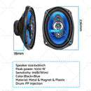 12V 6x9 inch  Car Door Coaxial Vehicle HiFi Audio 2 Way Stereo Speaker 1000W
