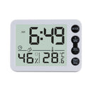 Small Mini Digital Clock Temperature ?? Alarm Travel LCD LED Battery Black White