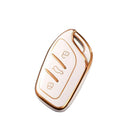 Beige TPU Remote Key Fob Case Cover Suitable For MG ZS EV 2022 HS MG3 MG5 MG6 MG7