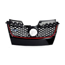 Front Grille Suitable for VW Golf 5 GTI Jetta GLI 06-09 Modified Red Chrome - ZT3