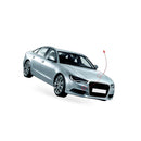 Front Bumper Tow Hook Cover Suitable for Audi A6 S6 Avant 2011-2014 4G0807241 - BD1