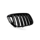 Front Grille Suitable for BMW X3 X4 G01 G02 2018-2021 Single Line Matte Black - BD1