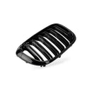 Front Grille Suitable for BMW X3 X4 G01 G02 2018-2021 Single Line Matte Black - BD2