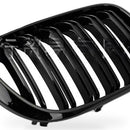 Front Grille Suitable for BMW X3 X4 G01 G02 2018-2021 Single Line Matte Black - XQ1