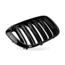 Front Grille Suitable for BMW X3 X4 G01 G02 2018-2021 Single Line Matte Black - ZT2