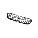Gloss Black Dual Line Grille Suitable for BMW 3 Series Coupe E92 E93 2010-2014 - BD1