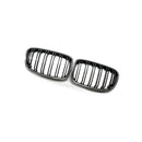 Carbon Texture Double Line Grille Suitable for BMW 1 Series F20 2011-2014 - BD1