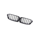 Half Carbon Gloss Black Dual Line Grille Suitable for BMW 3 Series F30 F35 13-19 - BD1