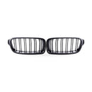 Half Carbon Gloss Black Dual Line Grille Suitable for BMW 3 Series F30 F35 13-19 - ZT2