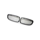 BMW 3 Series E90 E91 09-12 Carbon Texture Gloss Black Front Bumper Grille - BD1