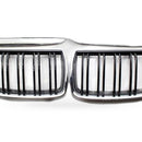 BMW 3 Series E90 E91 06-08 Modified Chrome Double Line Grille Double Bar Grille - XQ1