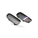 BMW 3 Series Coupe E92 E93 10-14 Gloss Black M-Style Grille Front Face - BD1