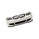 1 Series BMW E81 E87 08-11 Carbon Fiber Dual Line Front Grille Mesh - BD4