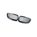 BMW 3 Series E92 M3 06-09 Carbon Fiber Single Line Double Bar Grille Front Face - BD1