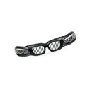 BMW 1 Series F20 Chrome Double Line Gloss Black Grille Suitable for 11-14 - BD4