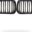 Dual Line Gloss Black Front Bumper Intake Grille Suitable for BMW 3 Series E36 - XQ1