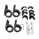 4x19-32mm 1.2 inch  Bullbar Pipe Mount Bracket Clamps LED Work Light Bar+3 set Insert