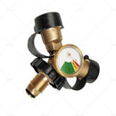 LPG Bottle POL Dual Outlet Adapter  inch Y inch  Configuration with Gas Level Gauge
