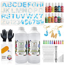 Epoxy Resin 1:1 AB Kit Craft Coating UV Color Pigment Paste Liquid Silicone Mold